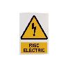 SEÑAL POLIESTIRENO 297X210 MM RISK ELECTTRIC