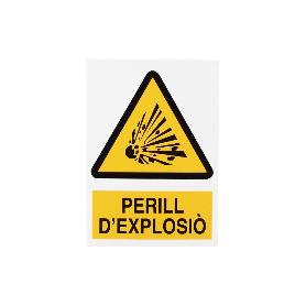 SEÑAL POLIESTIRENO 297X210 MM PERILL DEXPLOSIÒ