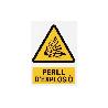 SEÑAL POLIESTIRENO 297X210 MM PERILL DEXPLOSIÒ