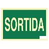 SEÑAL LUMINISCENTE 297X210MM. SORTIDA