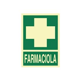SEÑAL LUMINISCENTE 297X210MM. FARMACIOLA