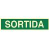 SEÑAL LUMINISCENTE 400X100MM SORTIDA
