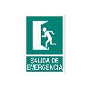 SEÑAL LUMINISCENTE 420X297MM. SALIDA DE EMERGENCIA TEXTO