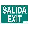 SEÑAL LUMINISCENTE 420X297MM. SEÑAL SALIDA / EXIT