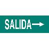 SEÑAL LUMINISCENTE 400X100MM. SEÑAL SALIDA DERECHA