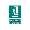 SEÑAL LUMINISCENTE 297X210MM. ESCALERA DE EMERGENCIA