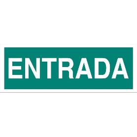 SEÑAL LUMINISCENTE 400X100MM ENTRADA
