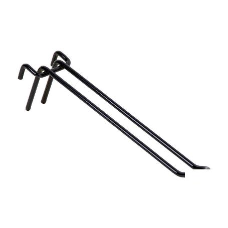 GANCHOS AZUL BLISTER DOBLE VARILLA 22CM