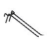 GANCHOS AZUL BLISTER DOBLE VARILLA 22CM
