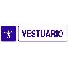 SEÑAL GLASSPACK ADHESIVA 175X45MM. VESTUARIO