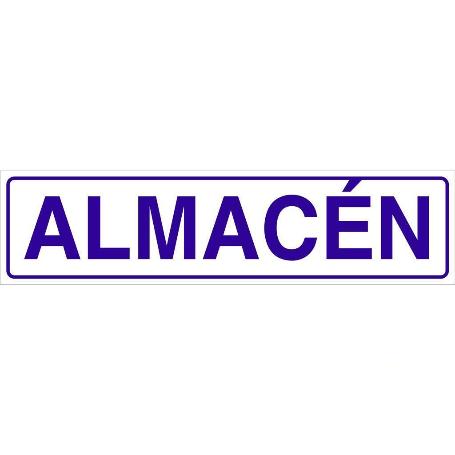 SEÑAL GLASSPACK ADHESIVA 175X45MM. ALMACÉN