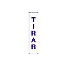 SEÑAL GLASSPACK ADHESIVA 250X62MM. TIRAR