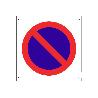 SEÑAL POLIPROPILENO CELULAR 600X600MM OB13 PROHIBIDO APARCAR