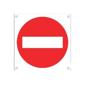 SEÑAL POLIPROPILENO CELULAR 600X600MM OB18 PROHIBIDO