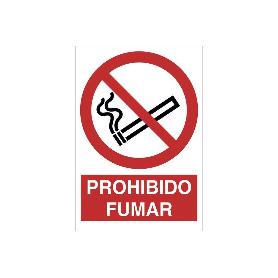 SEÑAL ADHESIVA 210X148MM. PROHIBIDO FUMAR