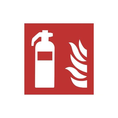 SEÑAL LUMINISCENTE 148X148MM. EXTINTOR DE INCENDIOS PICTOGRAMA