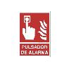 SEÑAL LUMINISCENTE 297X210MM. PULSADOR DE ALARMA