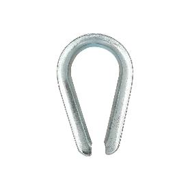 GUARDACABOS ZINCADO PARA CABLE  3 MM.