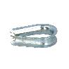 GUARDACABOS ZINCADO PARA CABLE  3 MM.