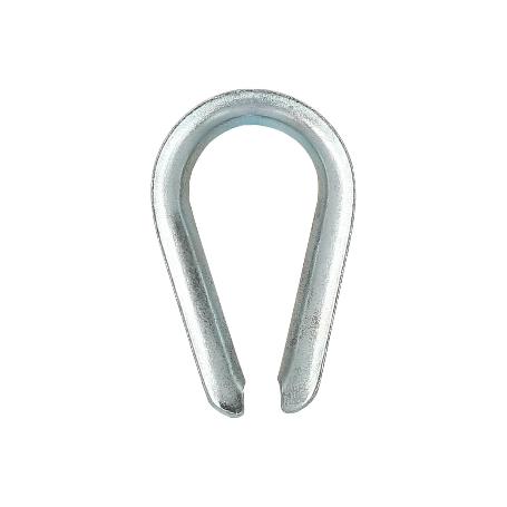 GUARDACABOS ZINCADO PARA CABLE 6 MM.