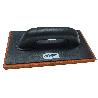 SIFER TALOCHA PLASTICO PLACA ABS NEGRA GOMA NARANJA 280X140X18 MM MLS009B-3