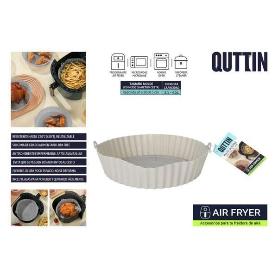 BASE SILICONA LIBRE BPA REDONDA 18 CMS PARA AIR FRYER RESISTENTE HASTA 220 GRADOS QUTTIN