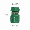 CONECTOR MANGUERA PLASTICO 1/2 BLISTER