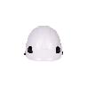 CASCO INDUSTRIAL SEGURIDAD BLANCO CON REGULADOR Y BARBUQUEJO