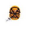 CASCO INDUSTRIAL SEGURIDAD AMARILLO CON REGULADOR Y BARBUQUEJO
