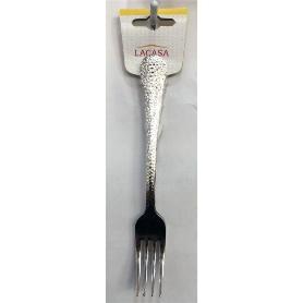 TENEDOR MESA CON PUNTITOS MODELO LUNA INOX 18 LACASA COMAS - PAQUETE 3 UNIDADES