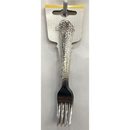 TENEDOR LUNCH POSTRE MODELO LUNA INOX 18 LACASA - PAQUETE 6 UNIDADES