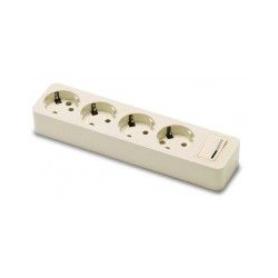 BASE MULTIPLE 4 TOMAS S/CABLE C/INT. (REF.2528)