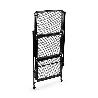 VERDULERO PLEGABLE METALICO NEGRO 45X29.5X77 CM