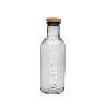 BOTELLA VIDRIO TAPON CORCHO 1 L