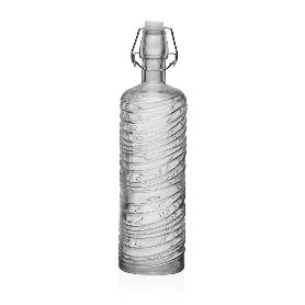 BOTELLA VIDRIO TRANSPARENTE 1 L