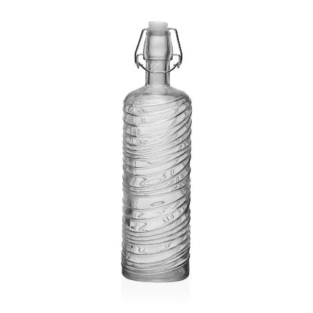 BOTELLA VIDRIO TRANSPARENTE 1 L
