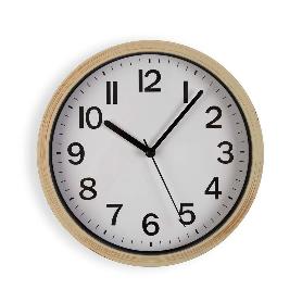 RELOJ PARED SIMIL MADERA 22 CM