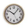 RELOJ PARED SIMIL MADERA 22 CM