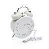 RELOJ DESPERTADOR DIGITAL BLANCO 11.5X17X5.5 CM