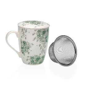TAZA + FILTRO + TAPA INFUSION BEATRICE 350 ML