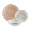 VAJILLA PORCELANA BRUMA 18 PIEZAS