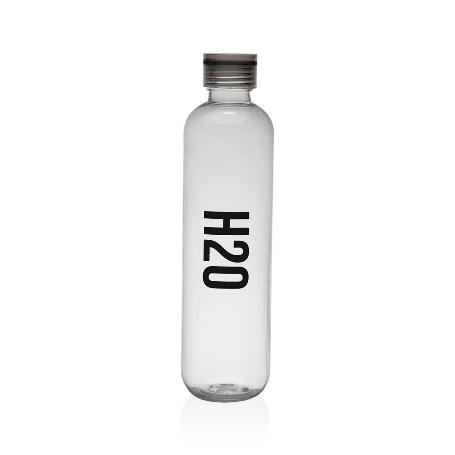 BOTELLA H2O POLIESTIRENO 1 L NEGRA