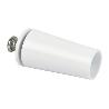 TOPE PERSIANA 40 MM BLANCO CON TORNILLO M-6 VENTA UNITARIA