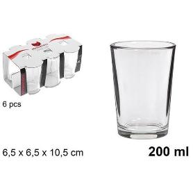 20 CLS VASO CAÑA LISA PARA CERVEZA  ALESSANDRO - PAQUETE 6 UNIDADES