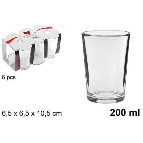 20 CLS VASO CAÑA LISA PARA CERVEZA  ALESSANDRO - PAQUETE 6 UNIDADES