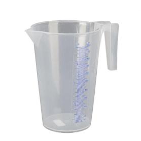 JARRA MEDIDORA TRANSPARENTE. PLÁSTICO RÍGIDO. 2 L