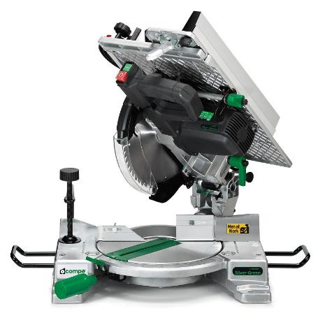 INGLETADORA DE MESA SUPERIOR SILVER-GREEN G-250. ALUMINIO FUNDIDO. GUÍA LÁSER. DIÁMETRO 250MM