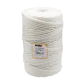 CUERDA TRENZADA NYLON 6 MM BLANCA GRANETE 200 M