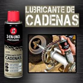 3 EN 1 LUBRICANTE AEROSOL DE CADENAS DE 250ML 34470