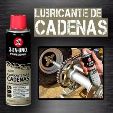 3 EN 1 LUBRICANTE AEROSOL DE CADENAS DE 250ML 34470